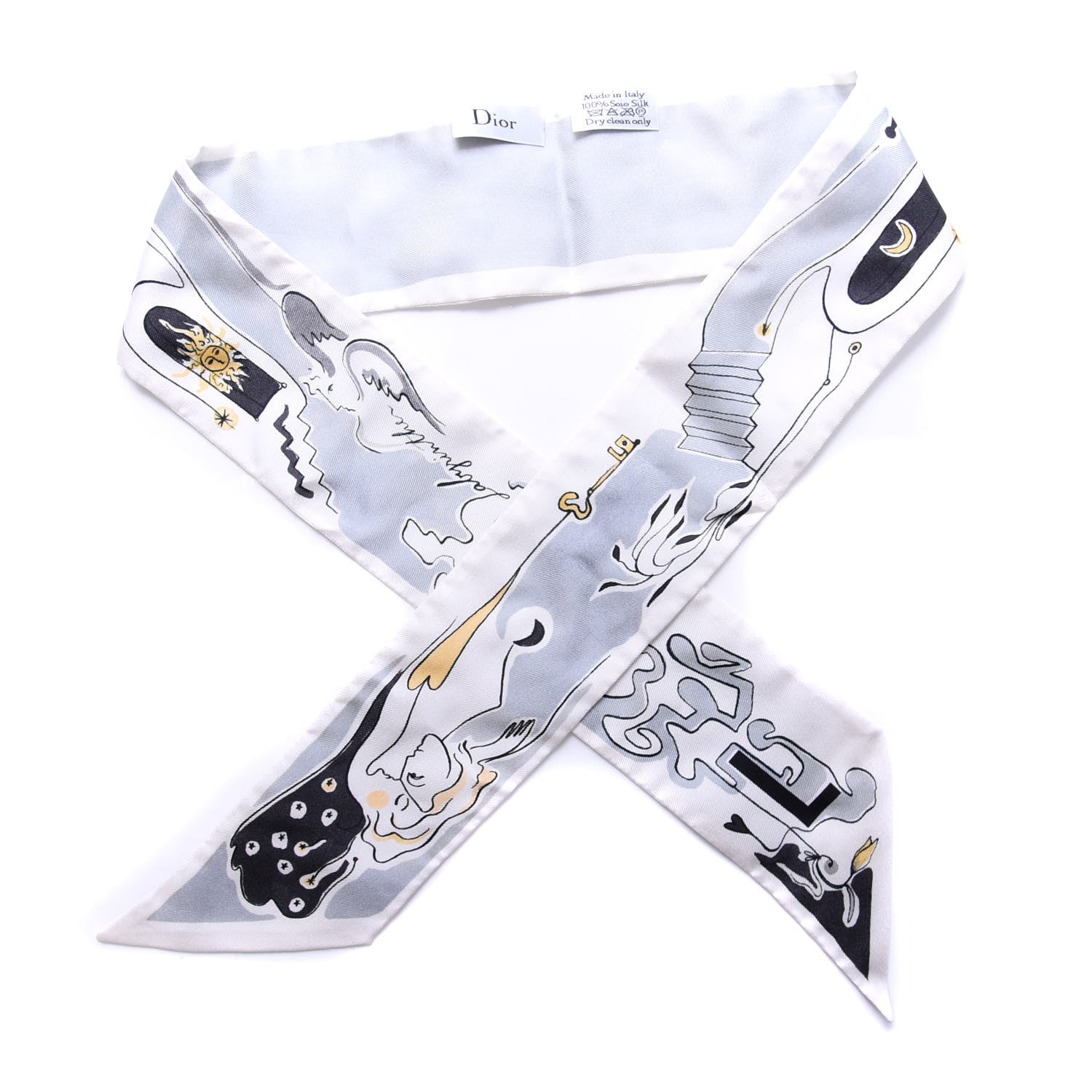 Christian Dior Silk Mitzah ABCDior L Scarf Multicolor 1 of 5
