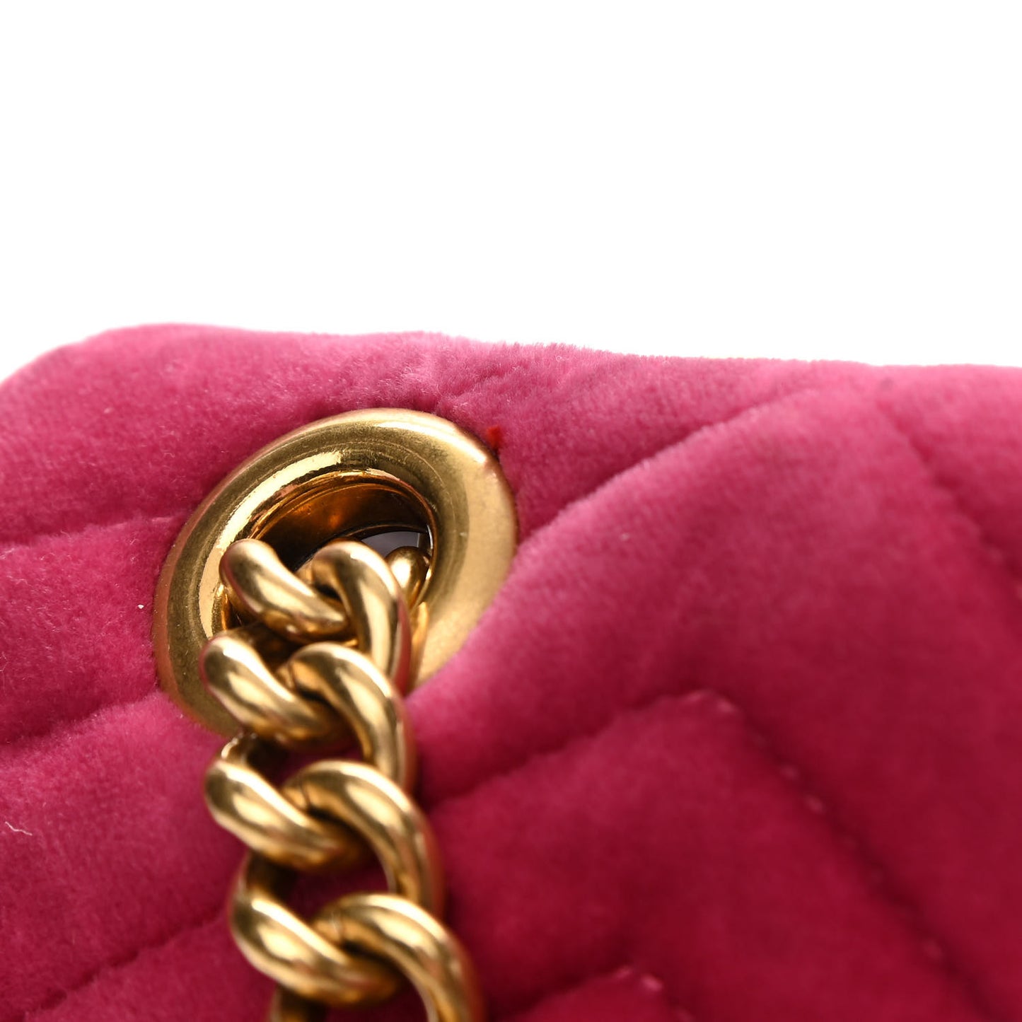 Velvet Matelasse Small GG Marmont Shoulder Bag Light Raspberry Rose