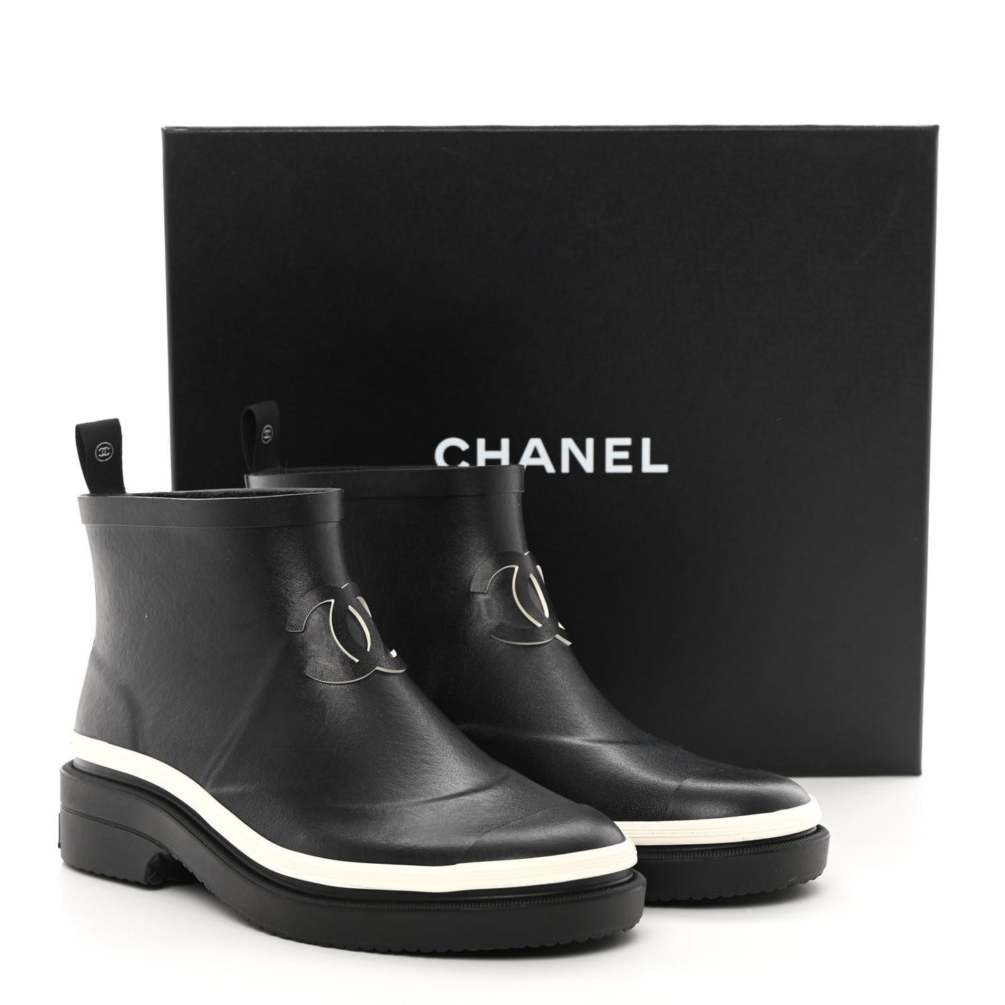 Caoutchouk CC Short Boots 39 Black