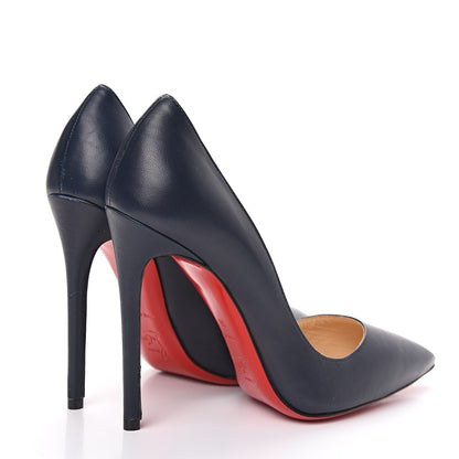 Christian Louboutin Lambskin So Kate 120 Pumps 36 Navy 4 of 10