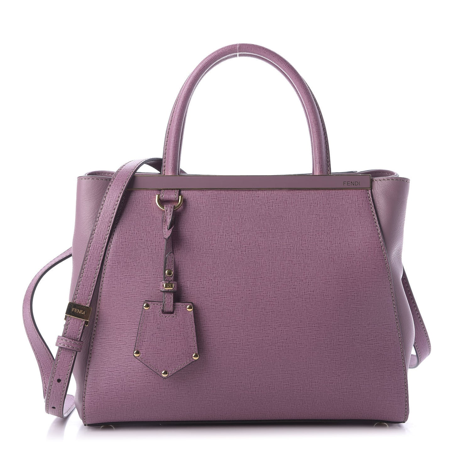 Vitello Elite Flamingo Petite 2Jours Tote Lilla Glicine