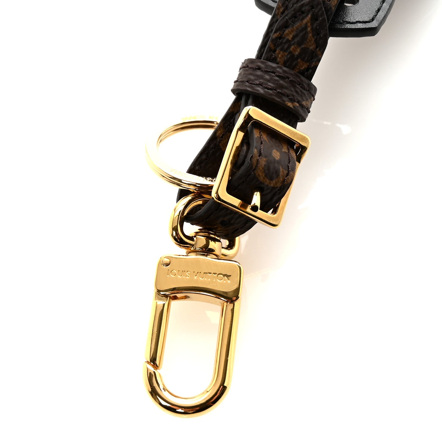 X LOL Monogram Charm Key Holder