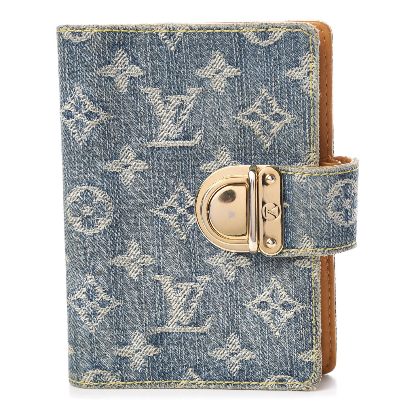 Monogram Denim Agenda PM Blue