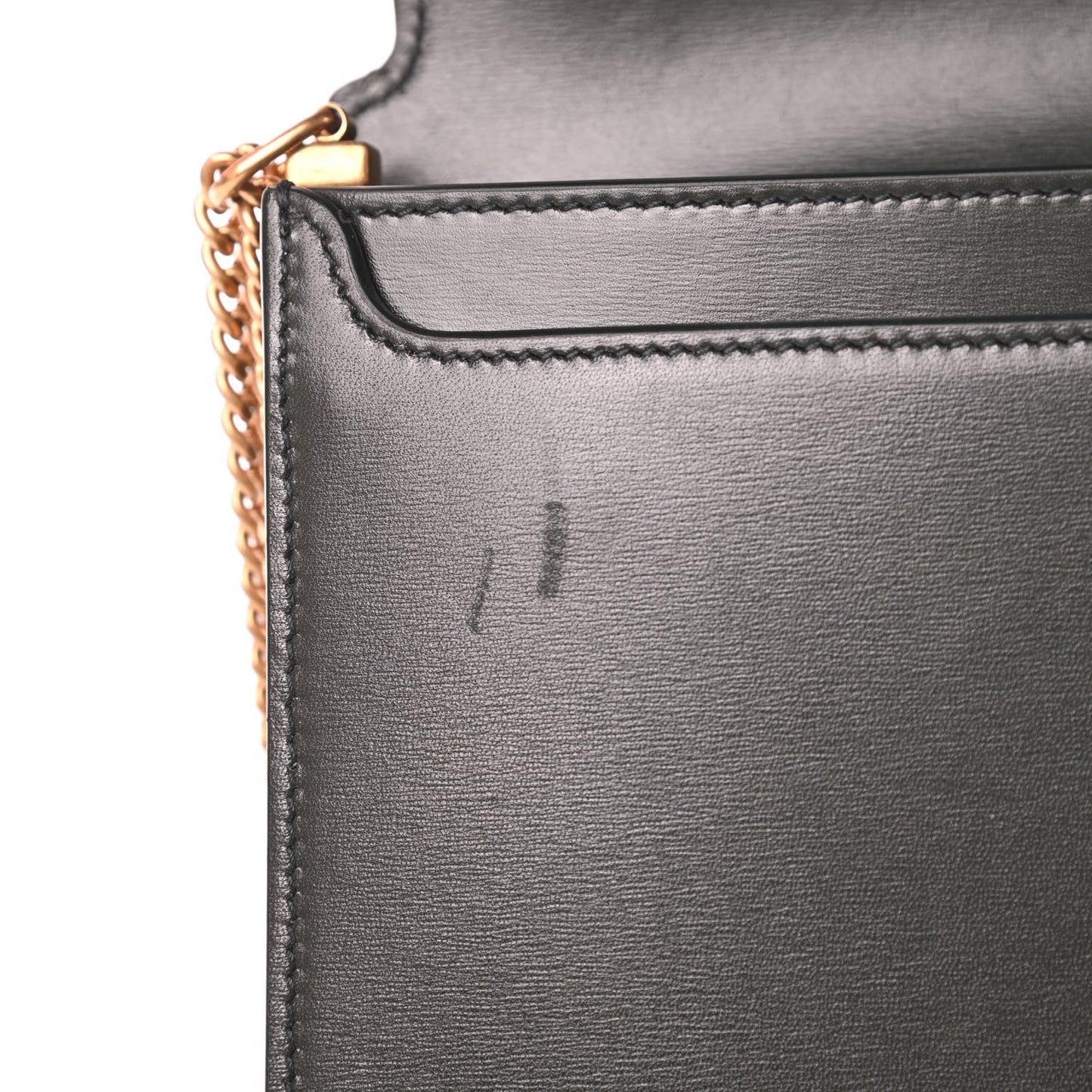 Smooth Calfskin Monogram Cassandra Clasp Bag Dark Green