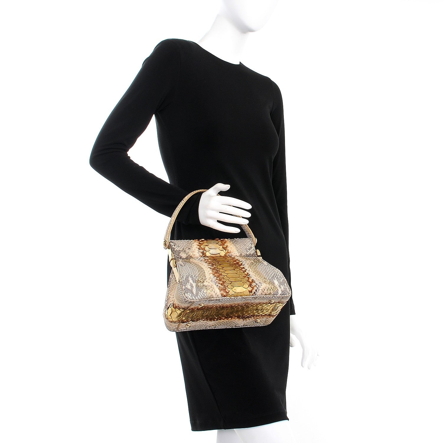 Christian Dior Python Babe Frame Bag 3 of 14