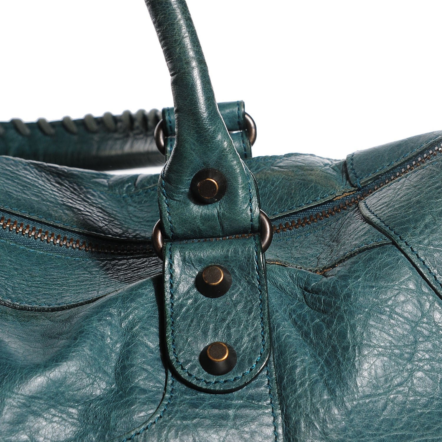 Balenciaga Agneau Classic Hardware Work Vert Menthe 10 of 12