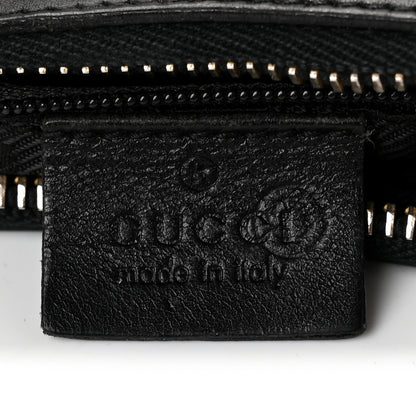 Gucci Canvas Calfskin Jackie O Hobo Black 6 of 10