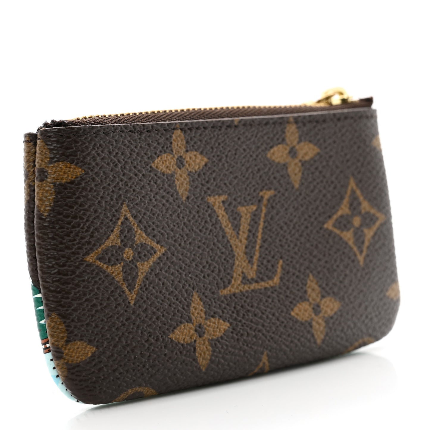 Monogram 2023 Christmas Animation Alpine Key Pouch Pink