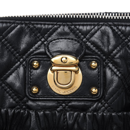 Marc Jacobs Calfskin Quilted Julianne Shoulder Bag Black 13 of 17