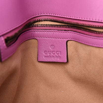 Gucci Calfskin Matelasse Medium GG Marmont Shoulder Bag Candy Mousse 6 of 10