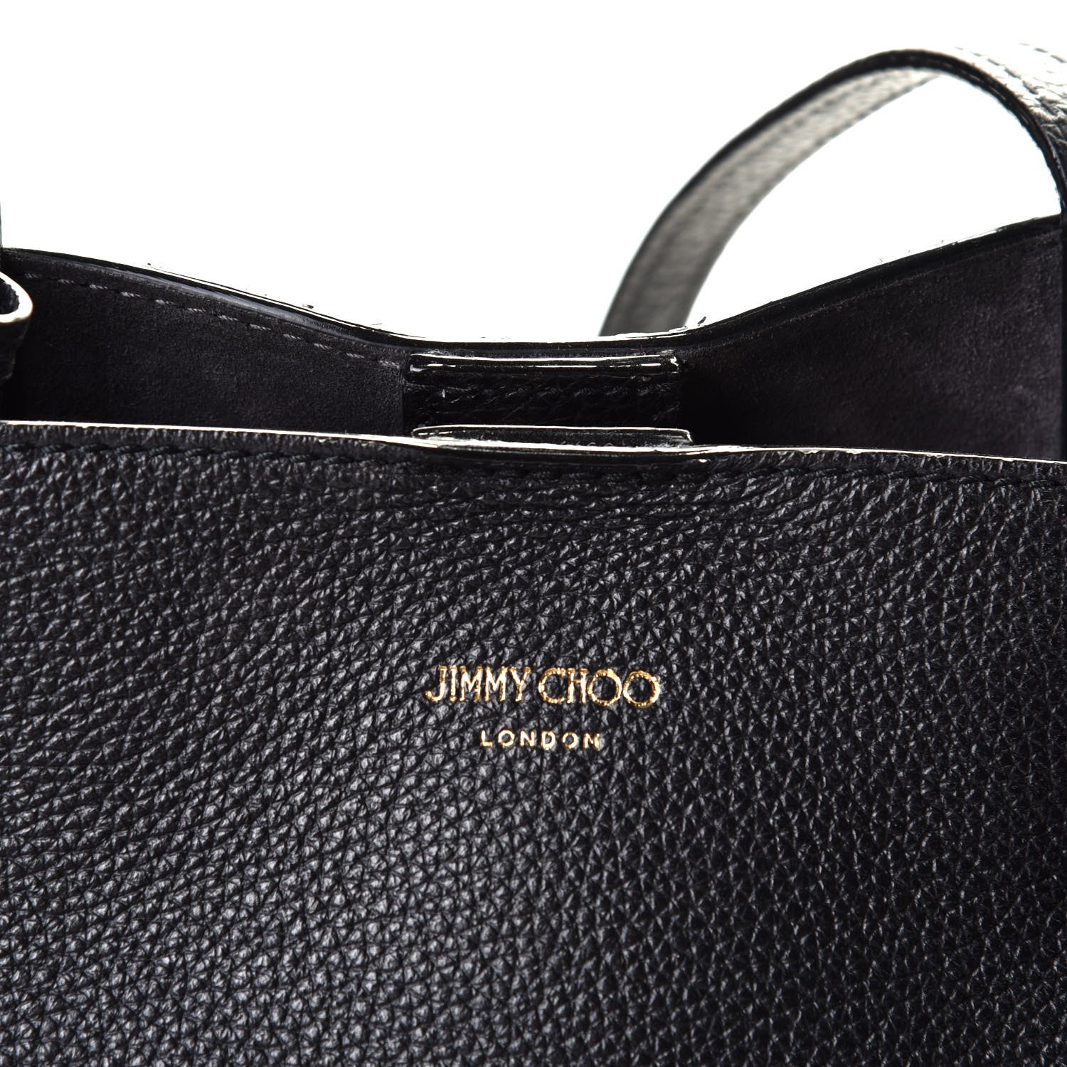 Jimmy Choo Grainy Calfskin Nine2Five East West Tote Black 3 of 14