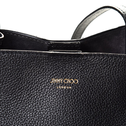 Jimmy Choo Grainy Calfskin Nine2Five East West Tote Black 3 of 14