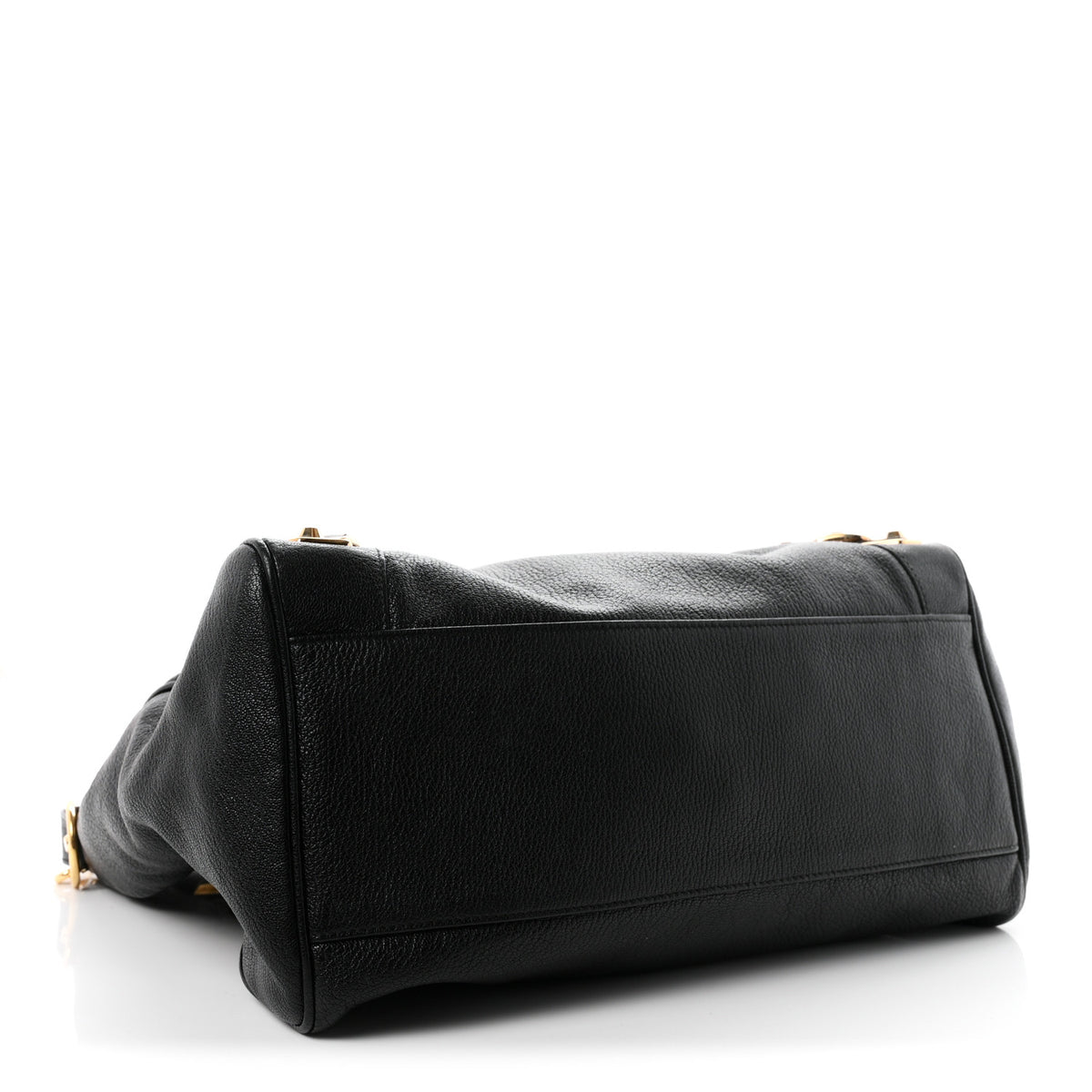 Balenciaga Chevre Gold Metallic Edge Hardware Velo Black 5 of 11