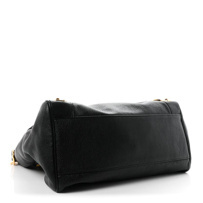 Balenciaga Chevre Gold Metallic Edge Hardware Velo Black 5 of 11