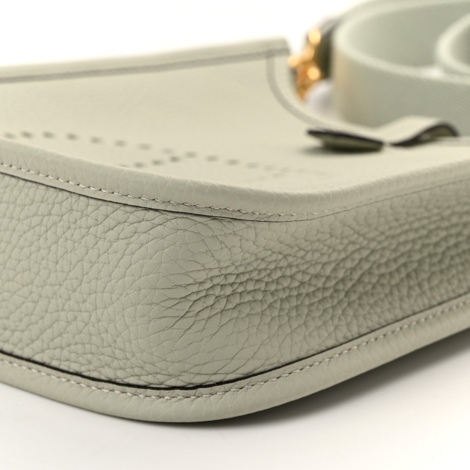 Hermes Taurillon Clemence Amazone Evelyne TPM Gris Neve 10 of 11