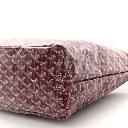 Goyard Goyardine Boheme Hobo Burgundy 9 of 10