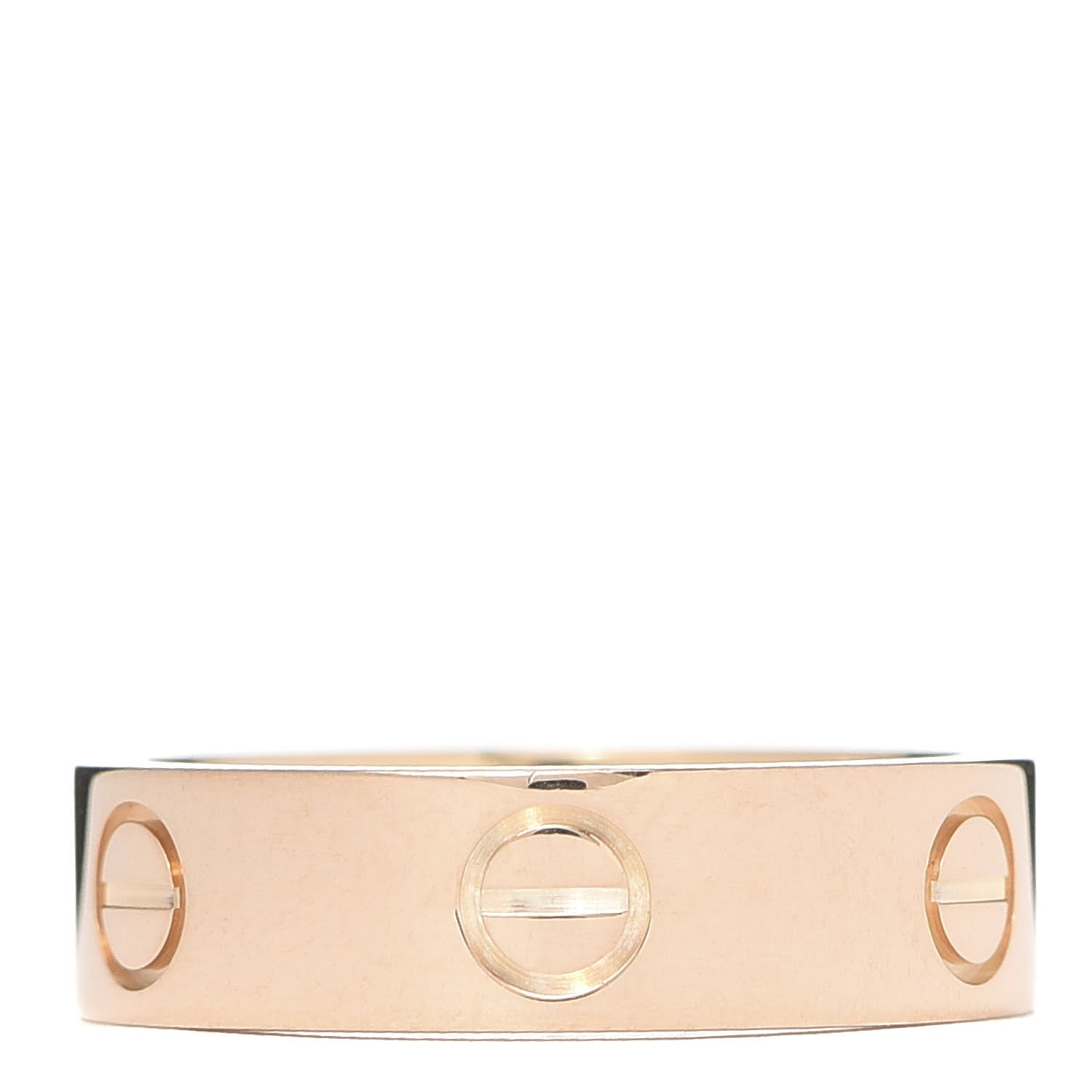 Cartier 18K Pink Gold 5.5mm LOVE Ring 55 7.25 3 of 4