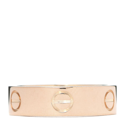 Cartier 18K Pink Gold 5.5mm LOVE Ring 55 7.25 3 of 4