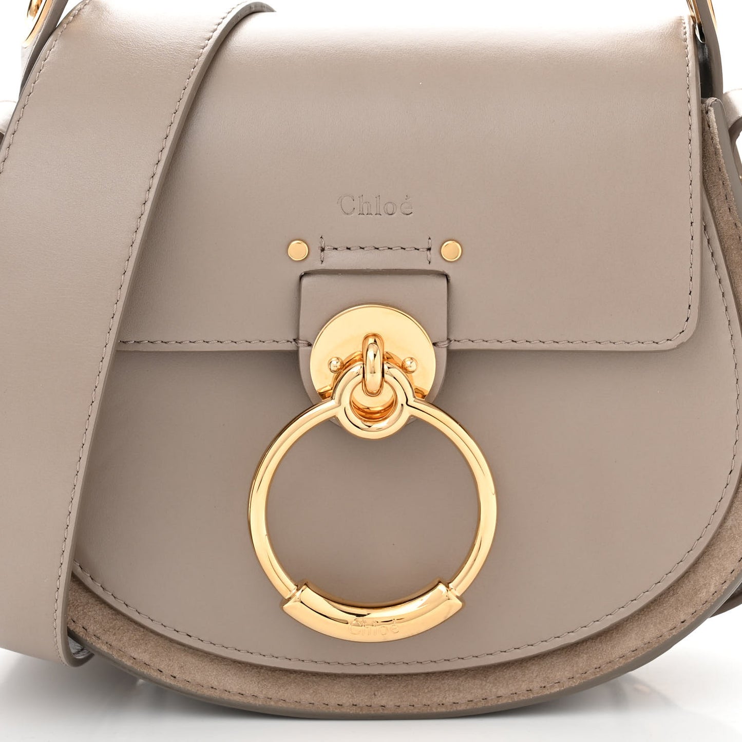 Calfskin Small Tess Bag Motty Grey