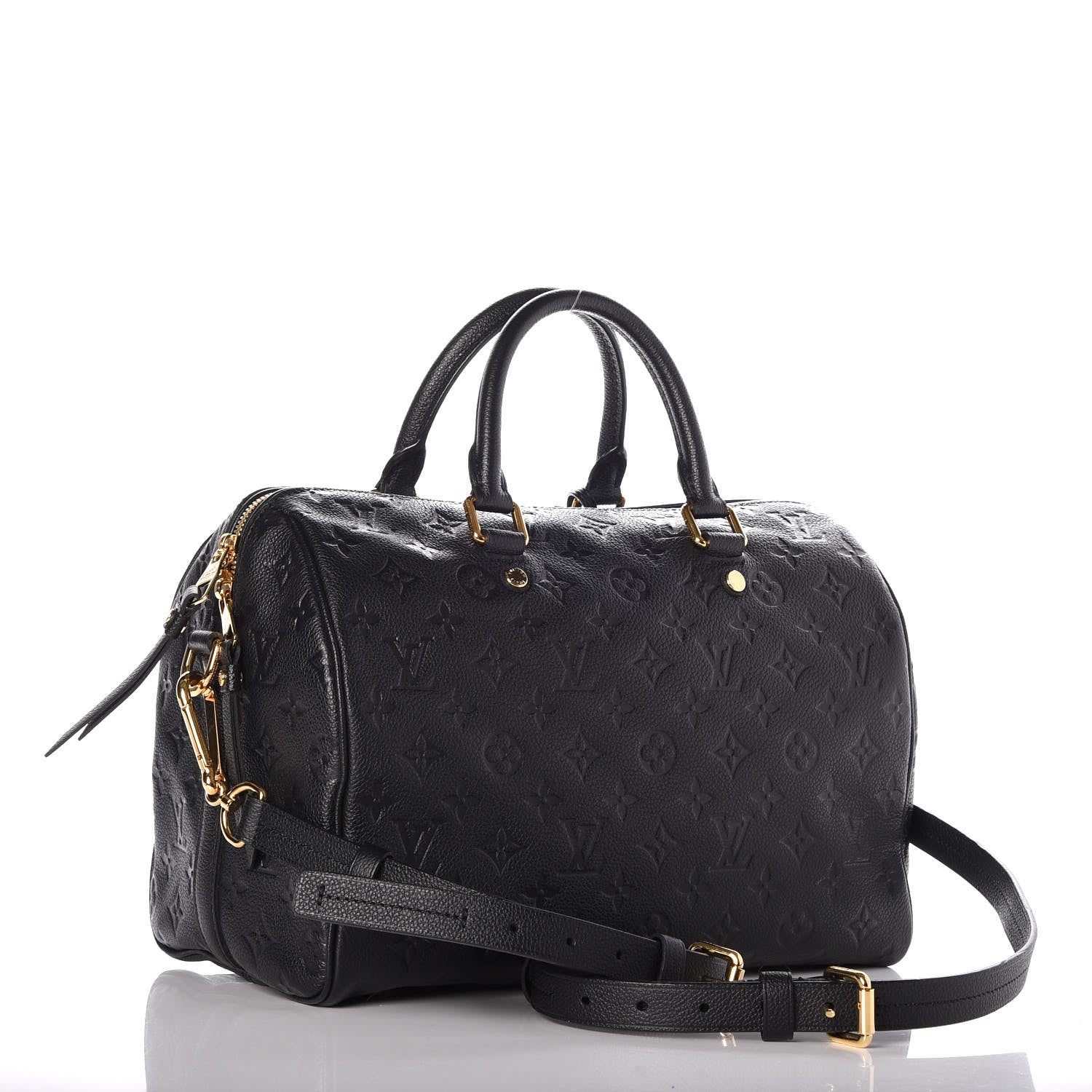 Louis Vuitton Empreinte Speedy Bandouliere 30 Black 3 of 10