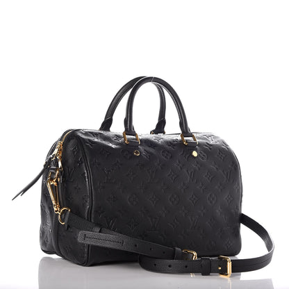 Louis Vuitton Empreinte Speedy Bandouliere 30 Black 3 of 10