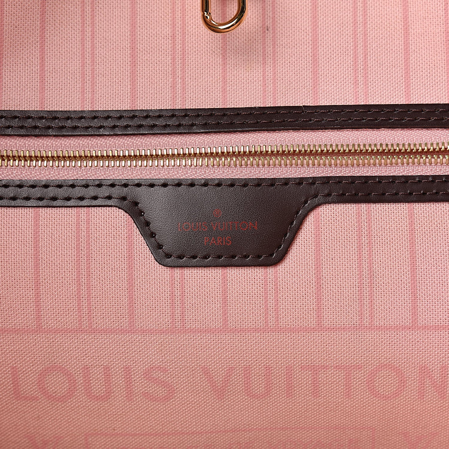 Louis Vuitton Damier Ebene Neo Neverfull MM Rose Ballerine 6 of 17