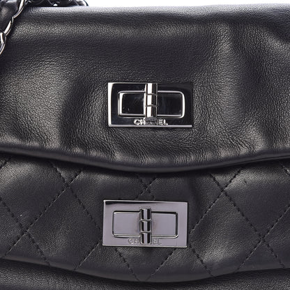 Chanel Lambskin Quilted Large Mademoiselle Double Flap Black 8 of 11