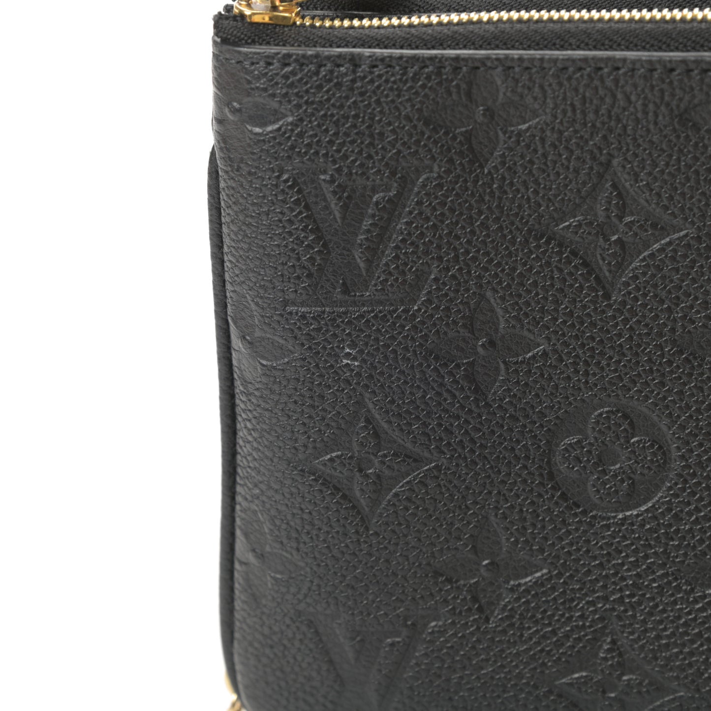 Empreinte Double Zip Pochette Black