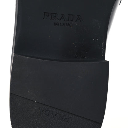Prada Spazzolato Triangle 40mm Loafer Mules 37 Black 7 of 10