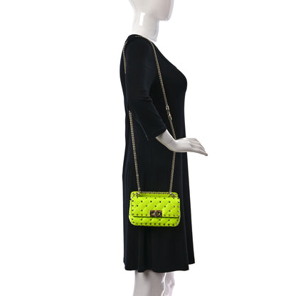 Valentino Garavani Calfskin Mini Rockstud Spike Shoulder Bag Lime 2 of 10