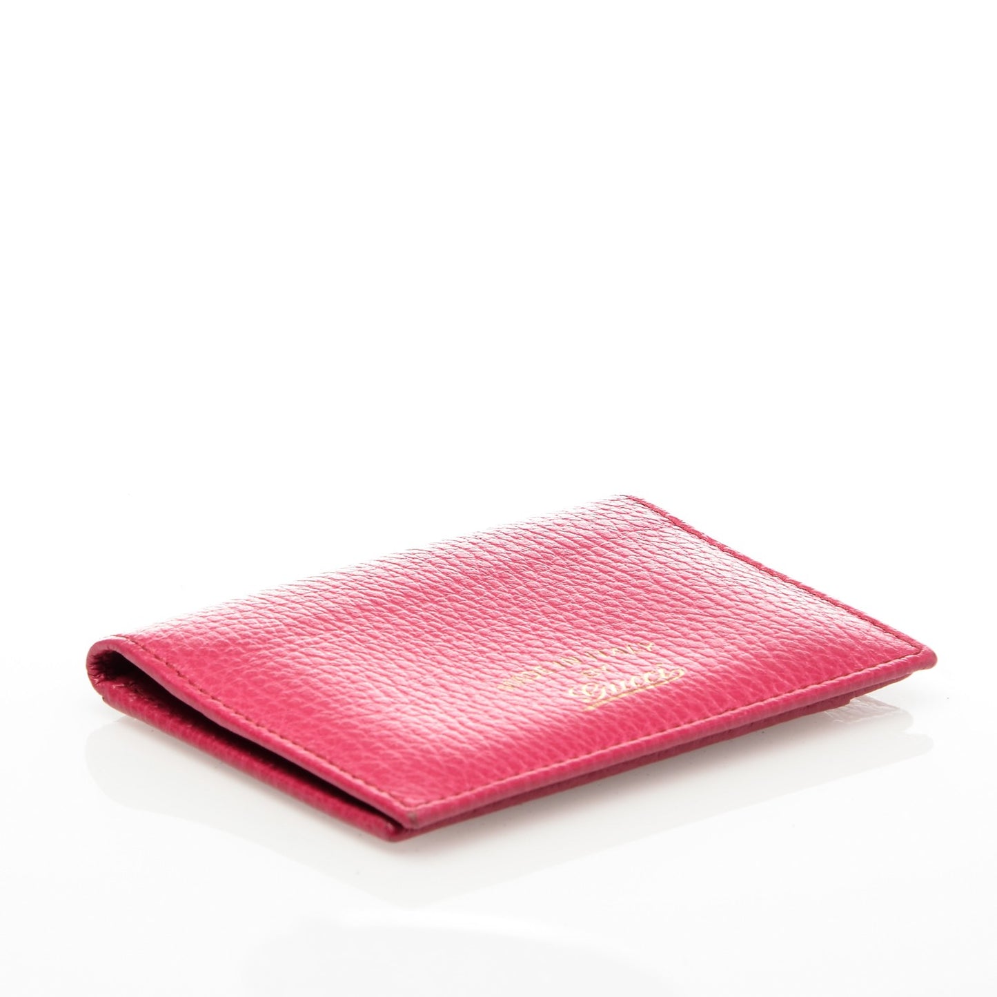 Dollar Calfskin Swing Train Pass Card Case Blossom