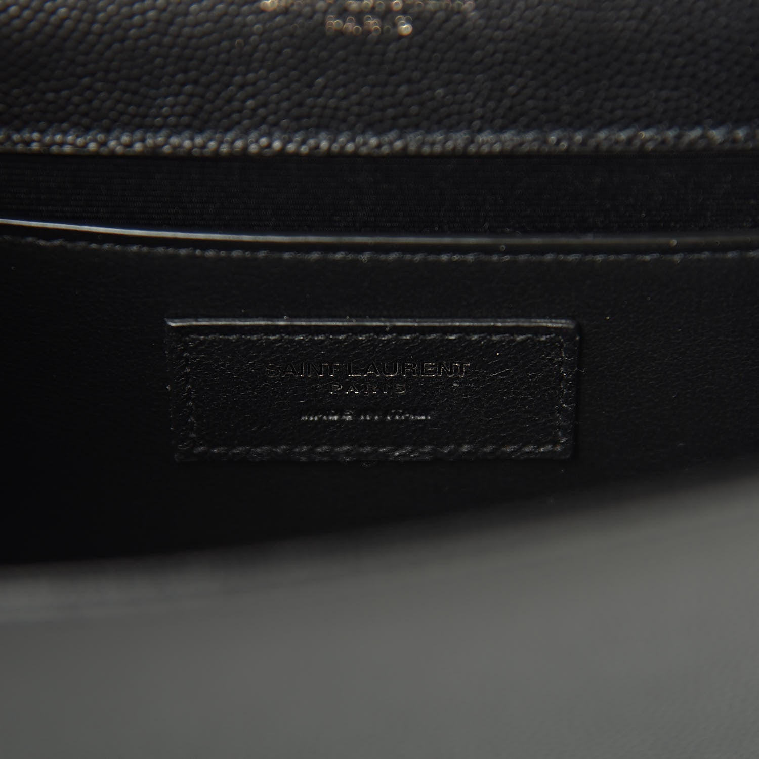Saint Laurent Grain De Poudre Small Monogram Kate Satchel Black 7 of 10