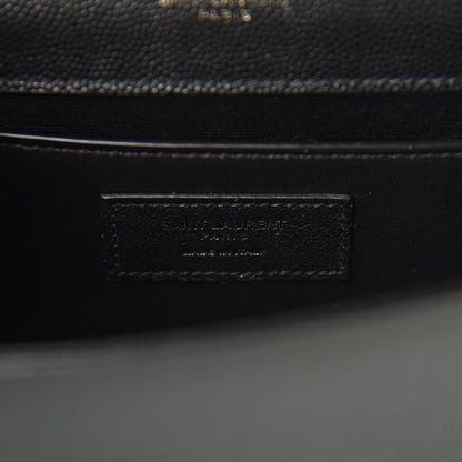 Saint Laurent Grain De Poudre Small Monogram Kate Satchel Black 7 of 10