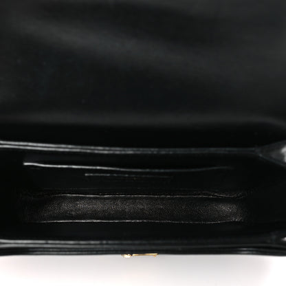 Saint Laurent Smooth Calfskin Small Solferino Satchel Black 5 of 8