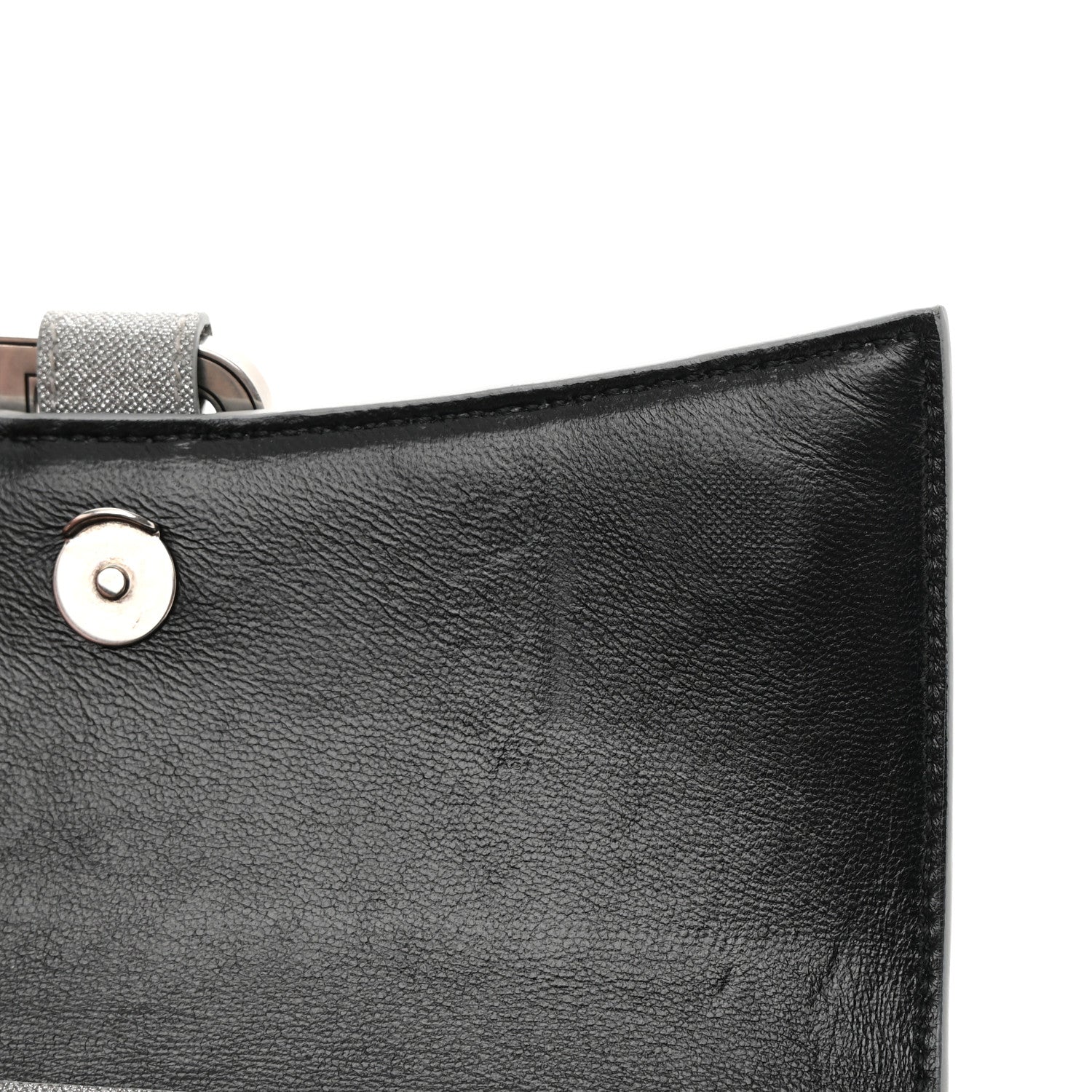 Balenciaga Glitter Fabric Hourglass Chain Bag Grey 10 of 14