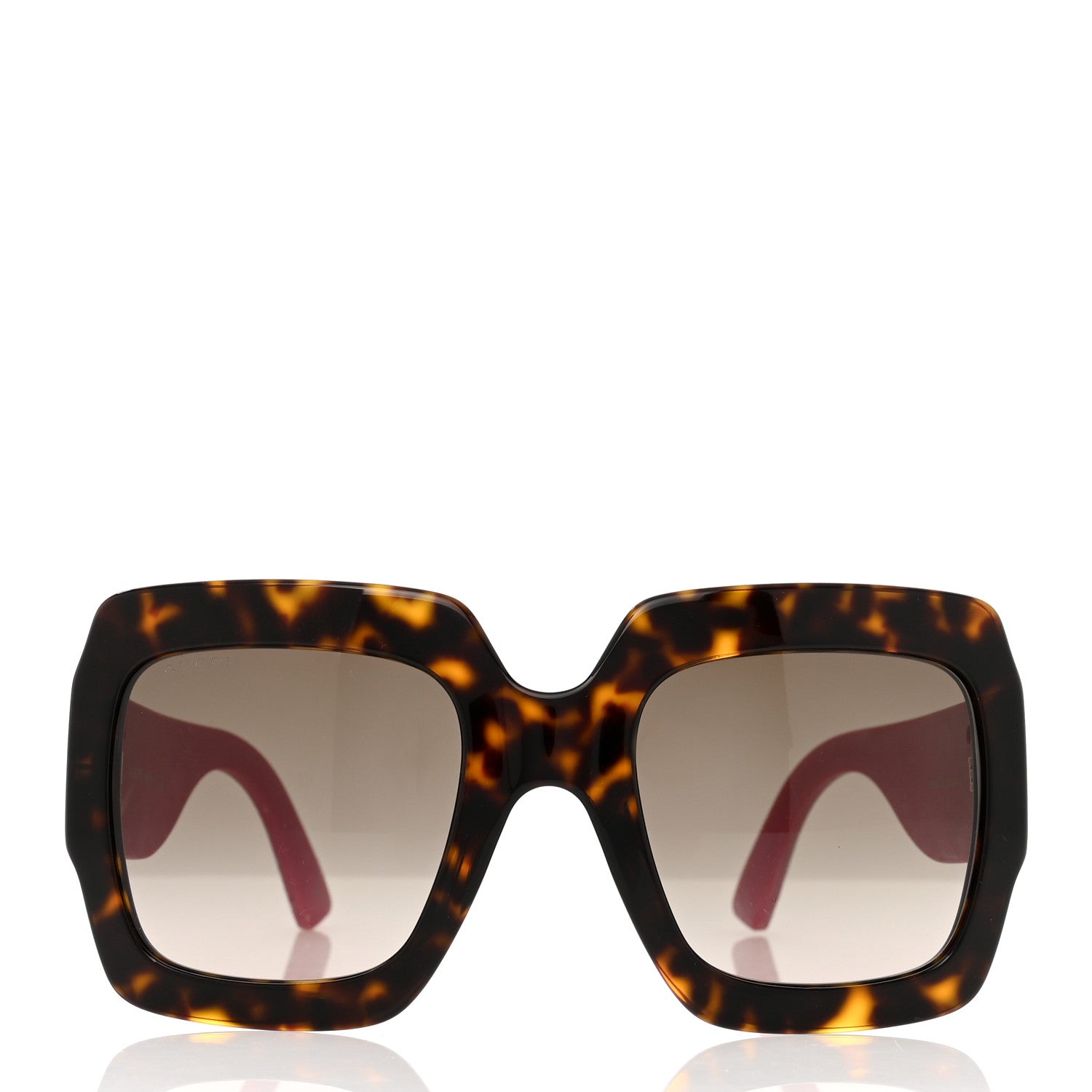 Gucci Square Frame GG0102S Sunglasses Glitter Pink Multi 2 of 7
