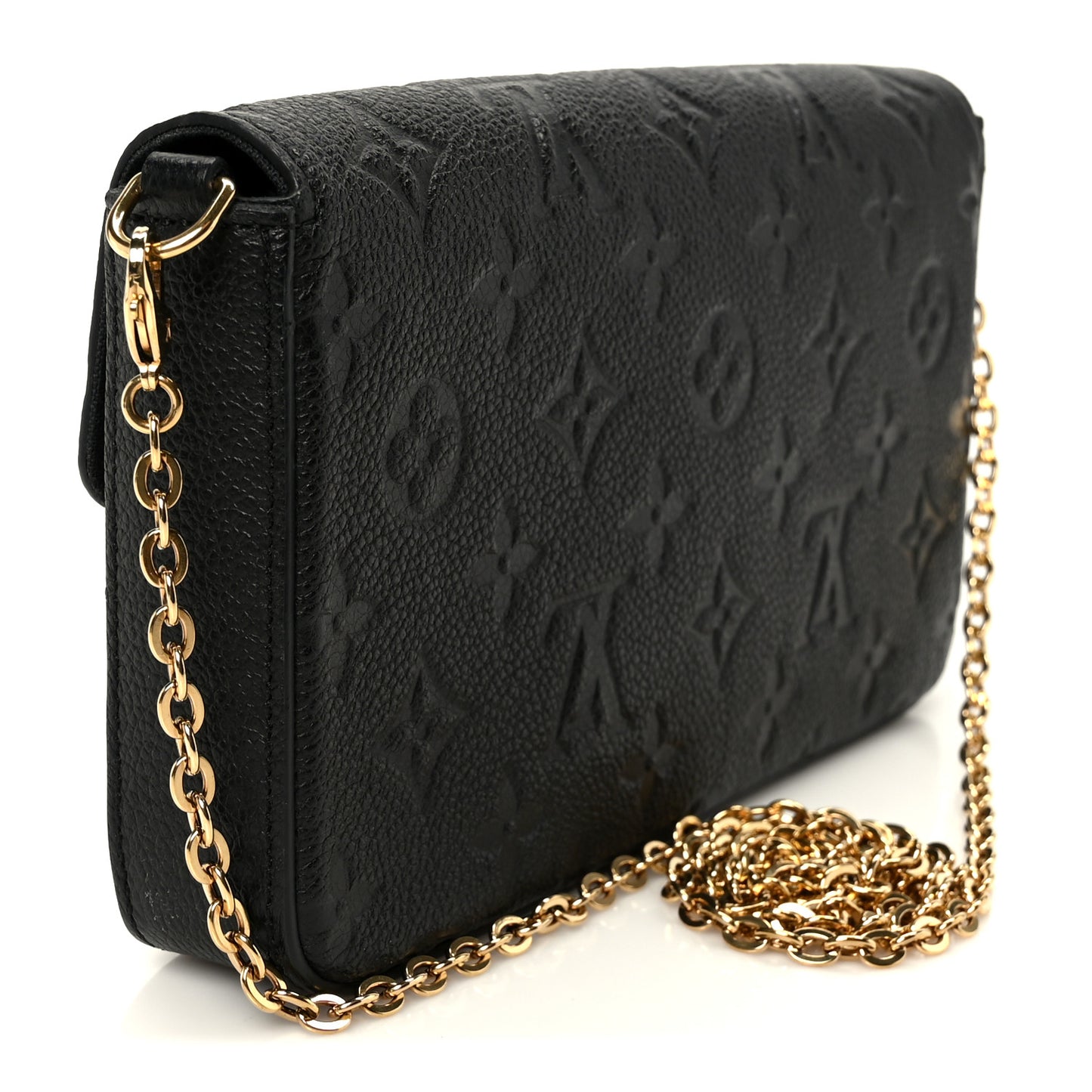 Empreinte Pochette Felicie Chain Wallet Black