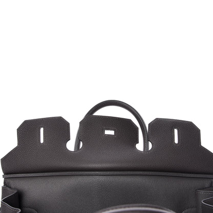 Celine Lambskin Bi-Cabas Grey Cognac 29 of 68