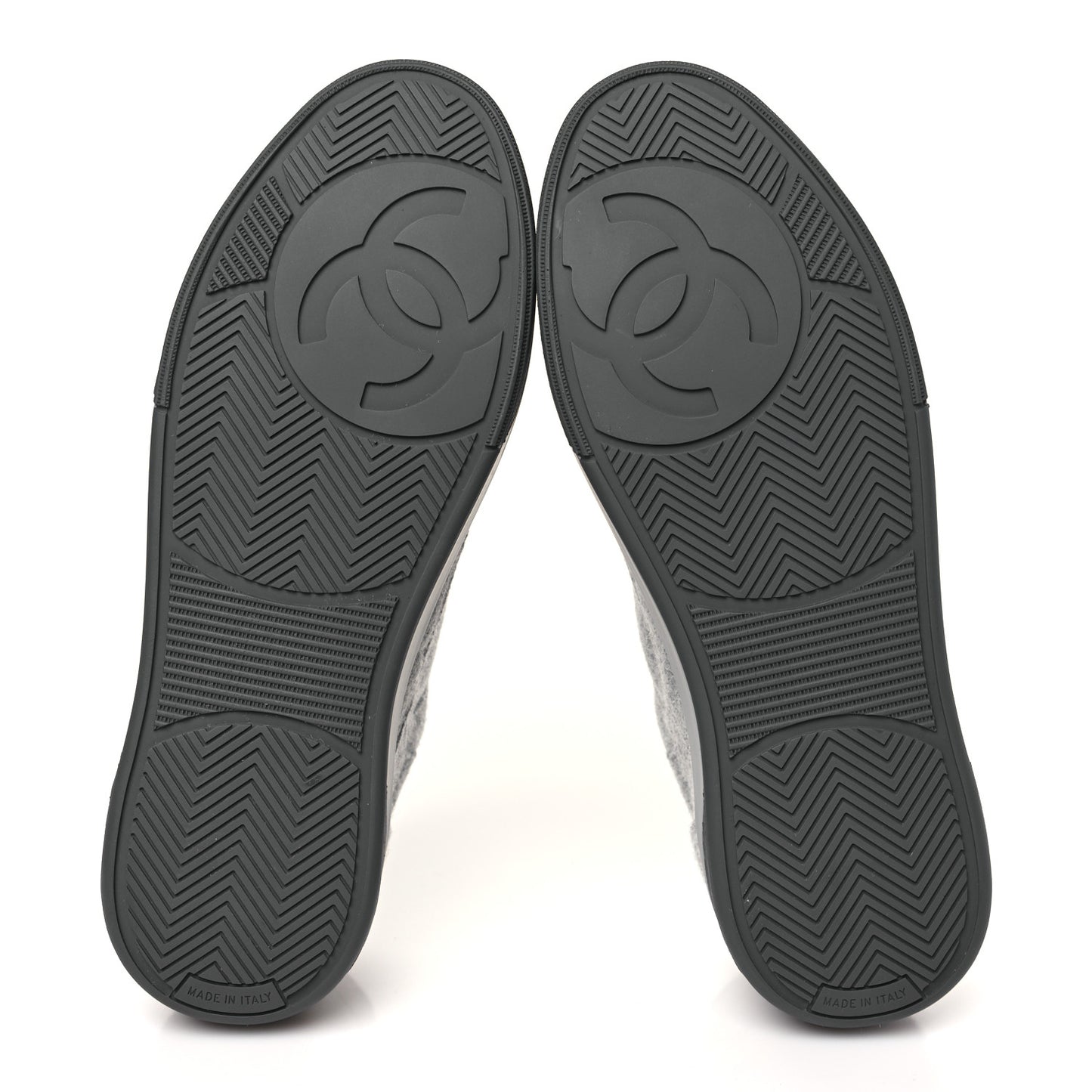 Wool Mixed Fibers Womens CC Sneakers 38 Light Grey