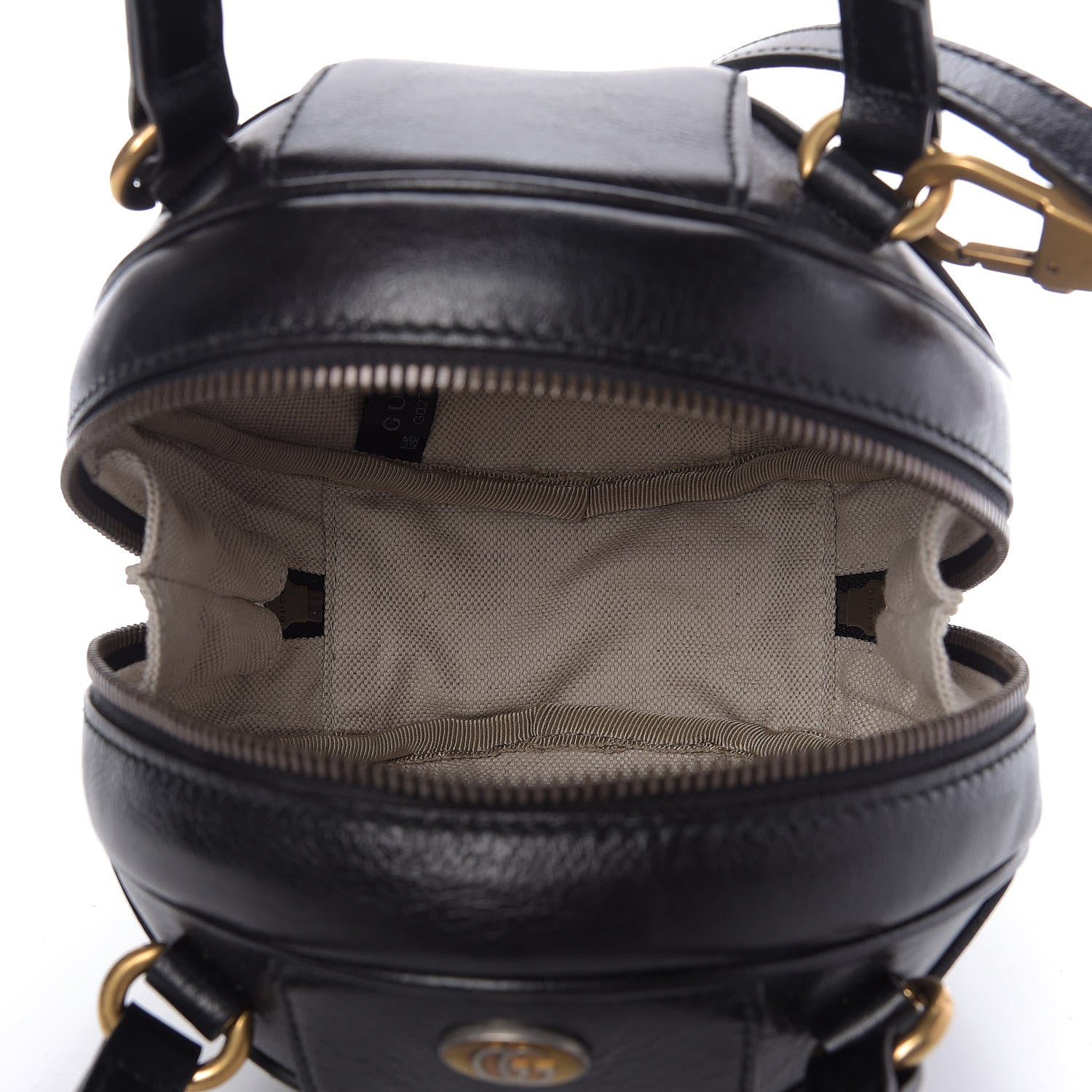 Gucci Piuma Lux Energy Mini Tifosa Basketball Shaped Shoulder Bag Black 6 of 10
