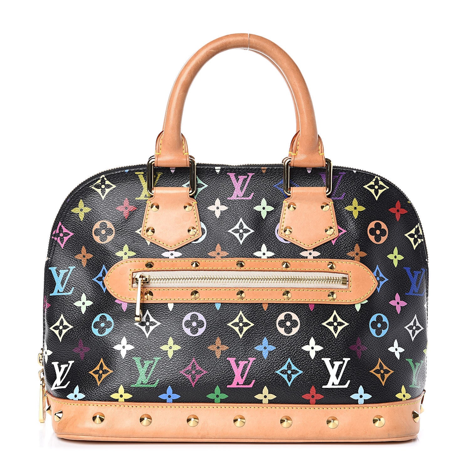 Louis Vuitton Monogram Multicolor Alma Black 1 of 15
