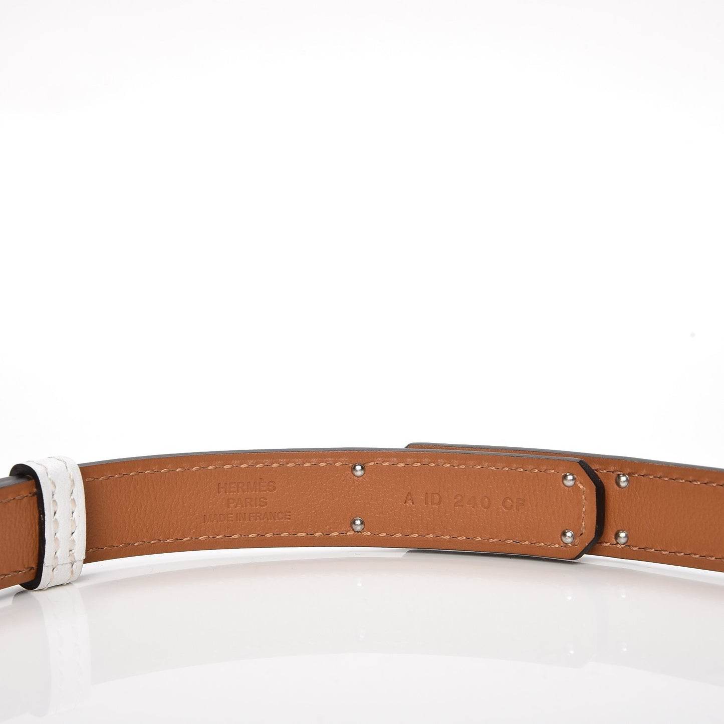 Epsom Kelly Belt White