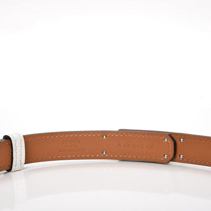 Hermes Epsom Kelly Belt White 3 of 5