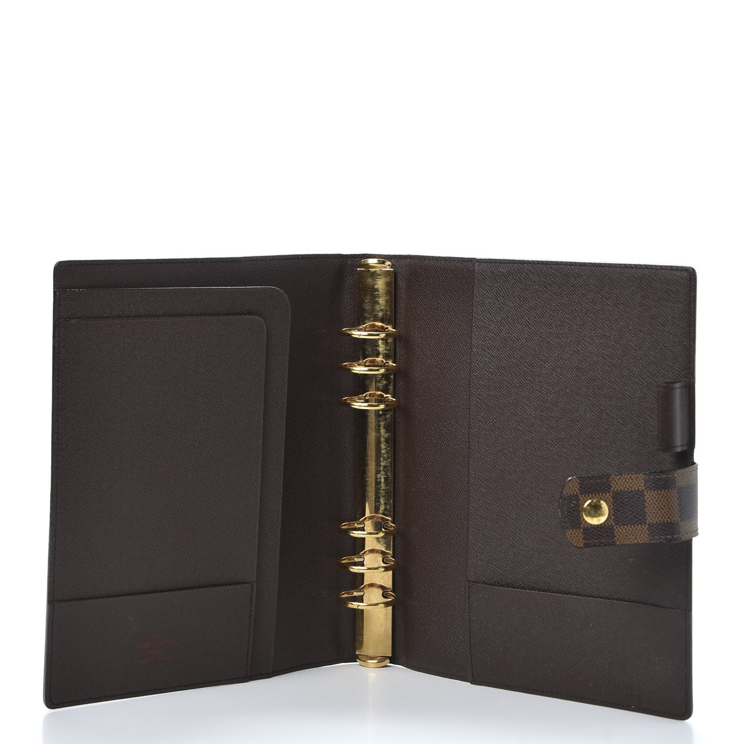 Damier Ebene Large Ring Agenda Cover