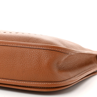 Hermes Taurillon Clemence Evelyne PM Gold 10 of 11