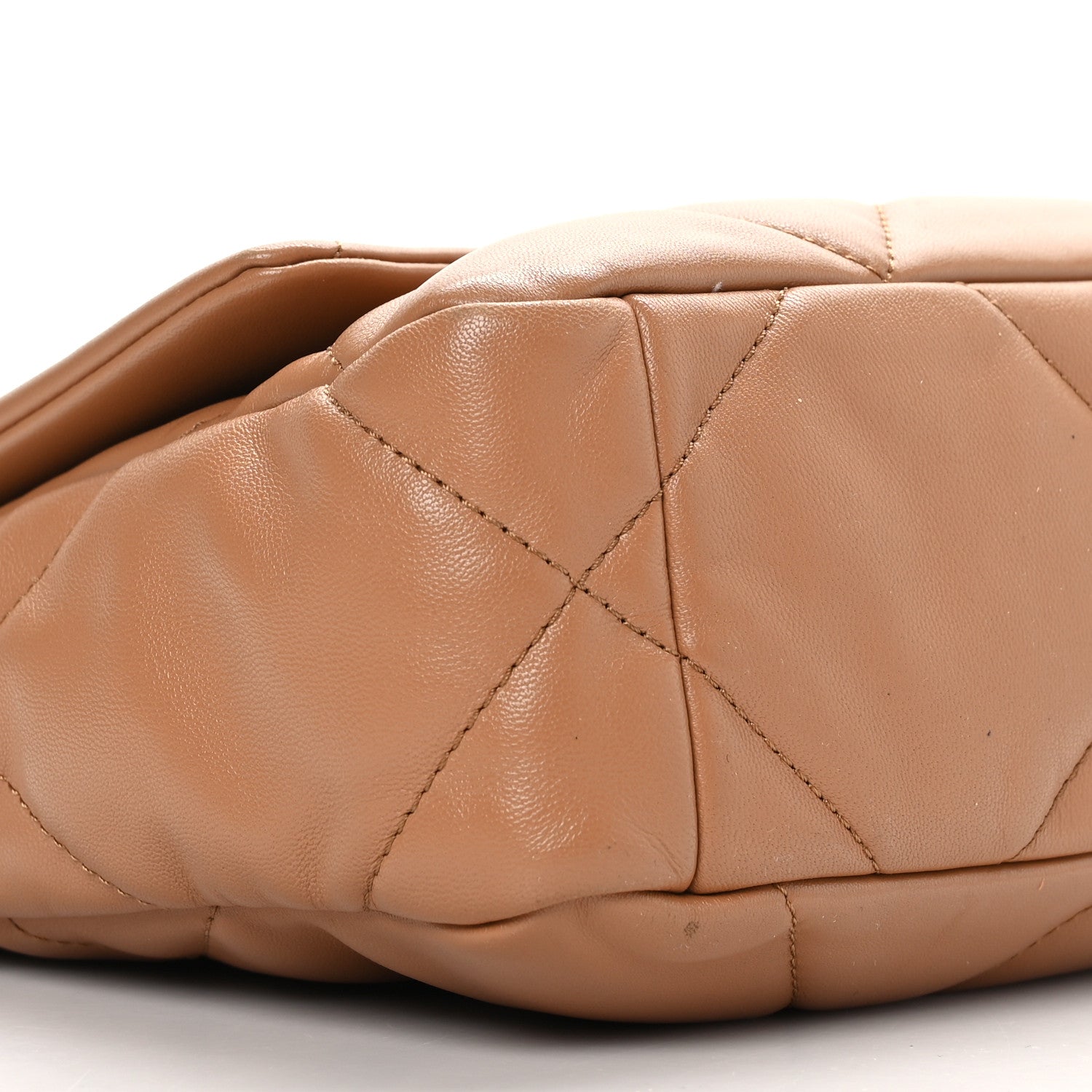 Chanel Lambskin Quilted Medium Chanel 19 Flap Brown 8 of 9