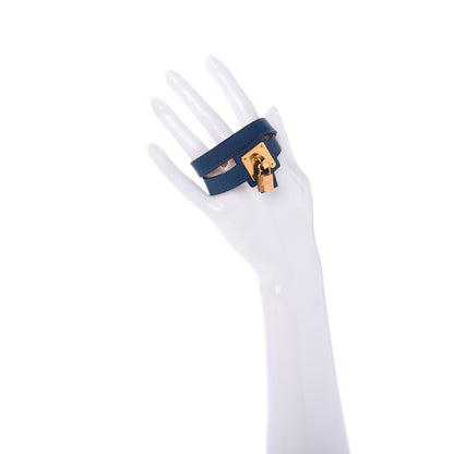 Hermes Swift O'Kelly Double Tour Bracelet T1 Deep Blue 2 of 6
