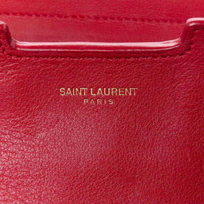 Saint Laurent Calfskin Small Classic Y Cabas Red 7 of 14