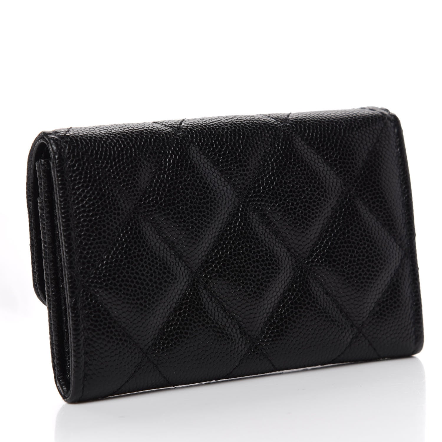 Chanel Caviar Quilted My Everything Flap Card Holder Black 3 of 8