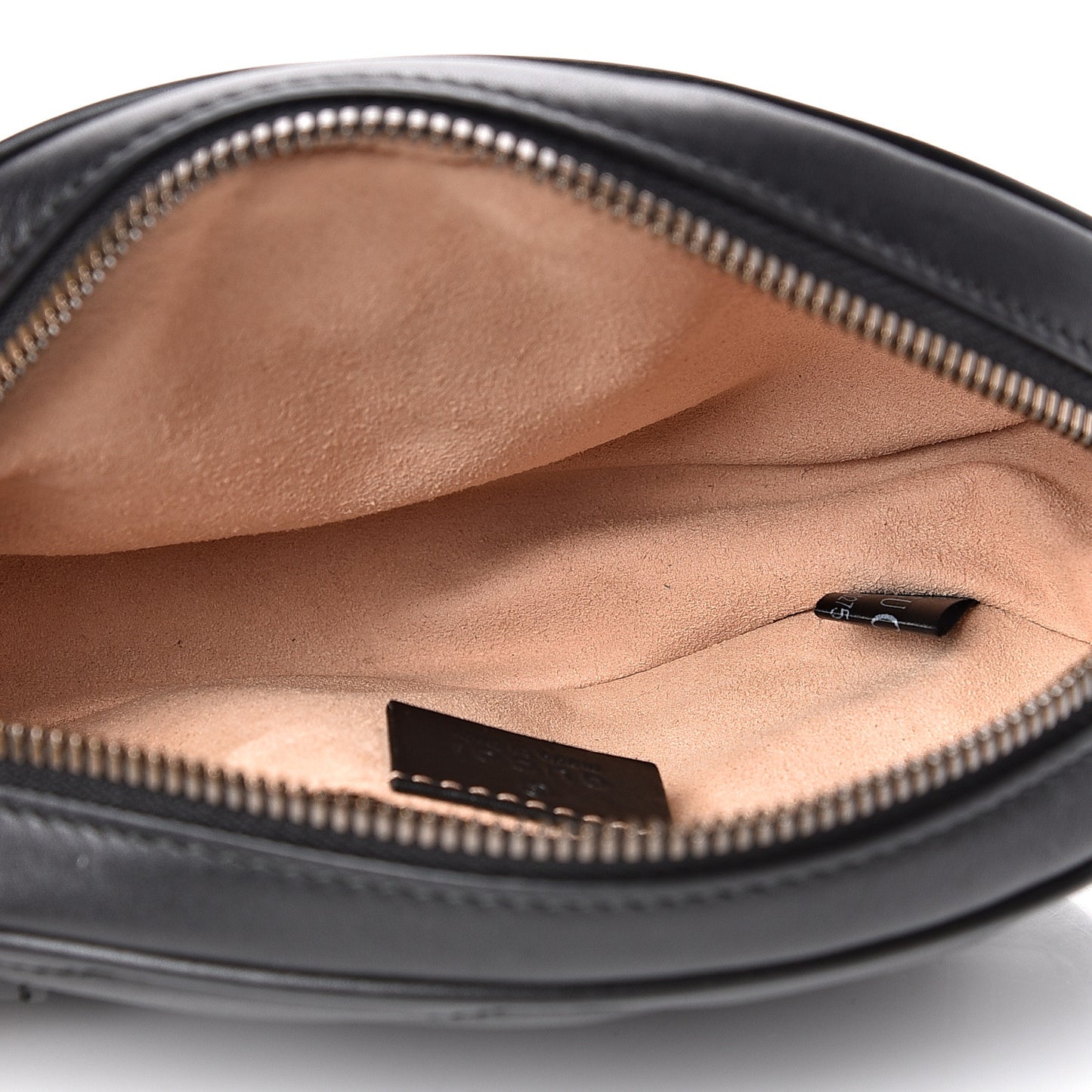 Calfskin Matelasse GG Marmont Belt Bag 85 34 Black